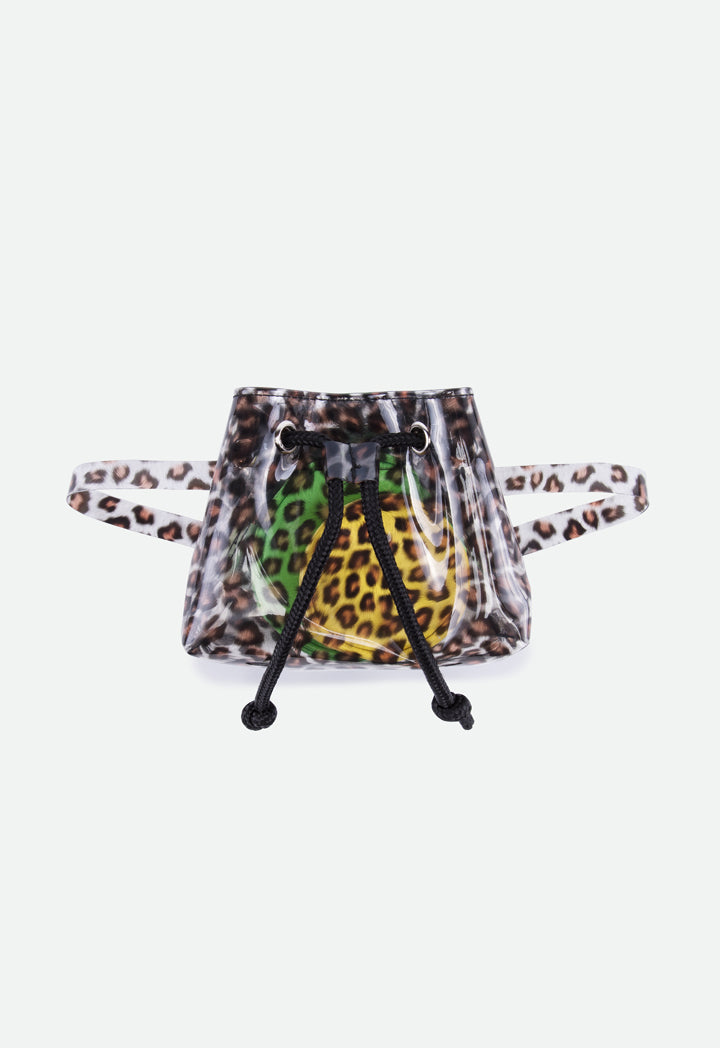 Transparent Animal Print Bag