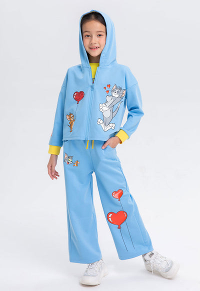 Tom And Jerry Drawstring Waist Pants