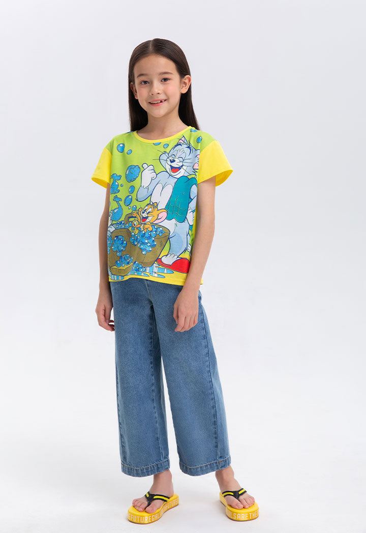 Tom And Jerry Denim Pants