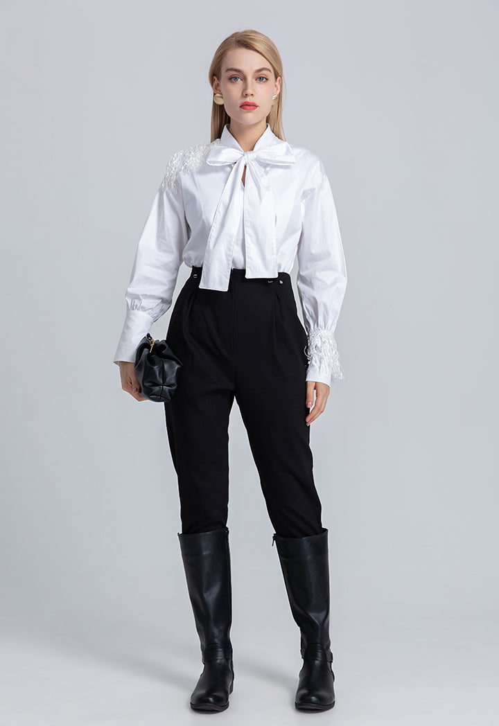 Straight High Waist Pants