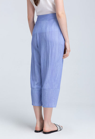 Folkloric Stripes Linen Wide Leg Pants