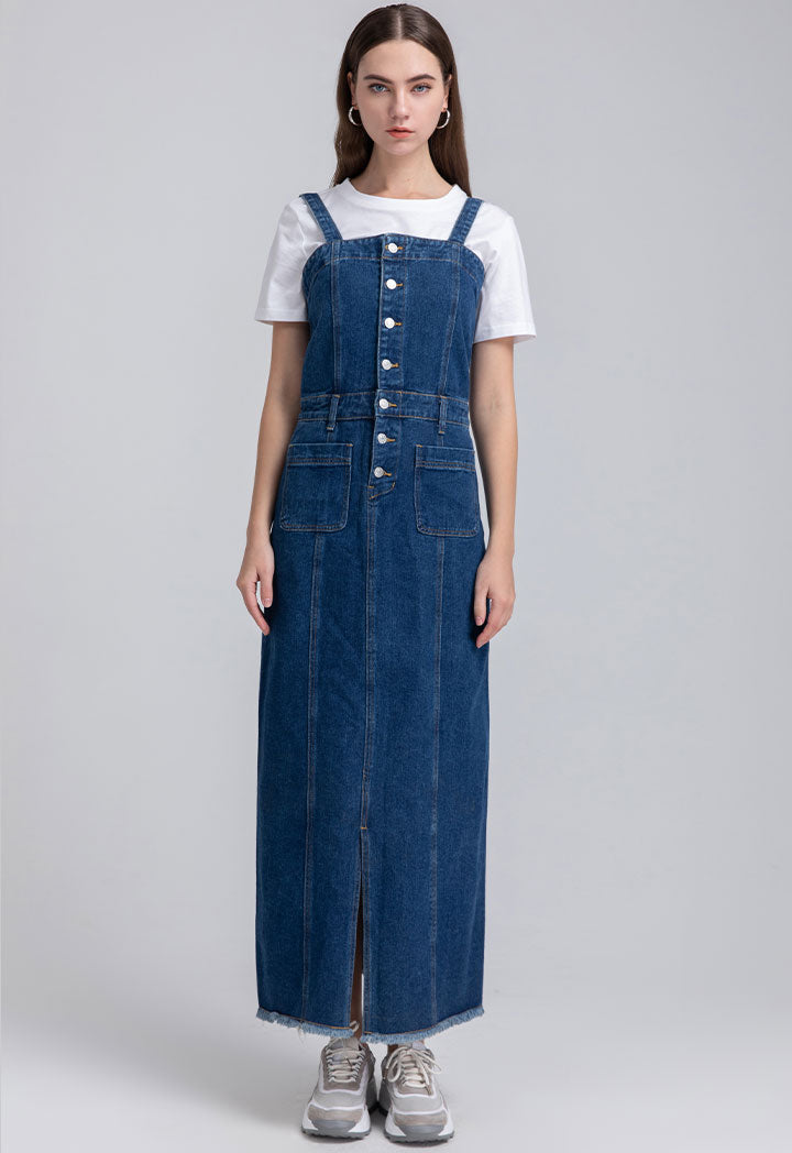 Pinafore Denim Dress