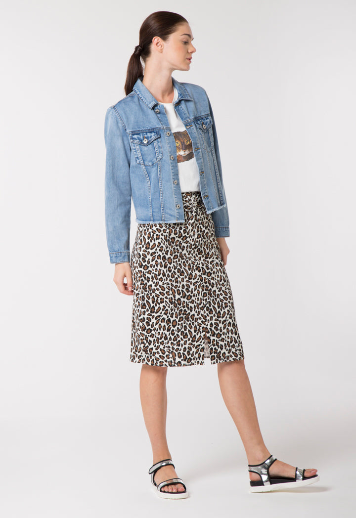 Animal Print Skirt - Fresqa