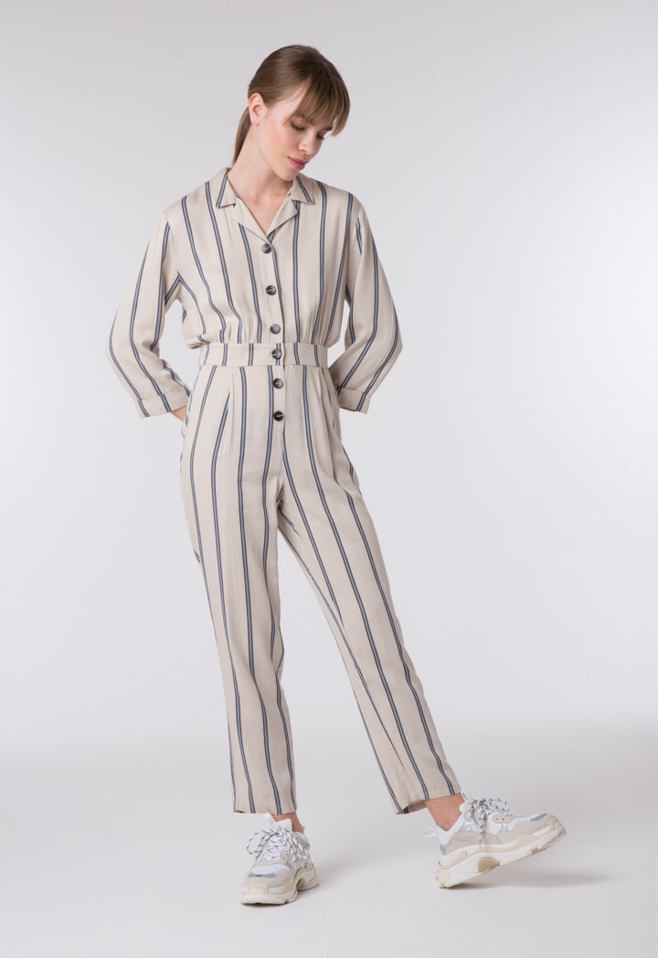 Striped Jumpsuit