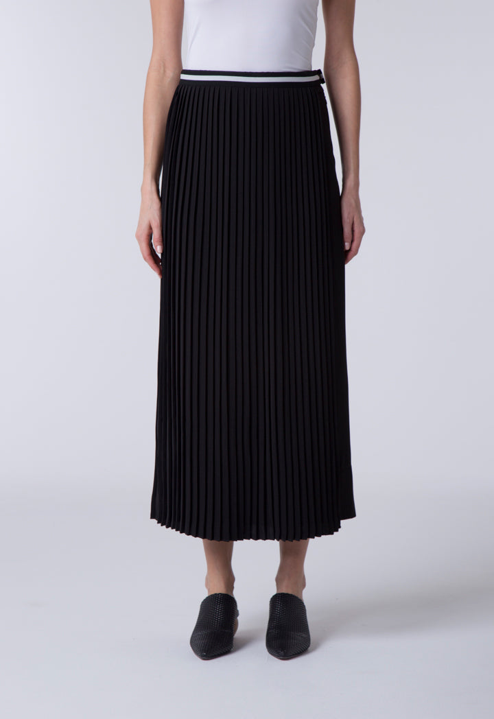 Pleated Wrap Trouser