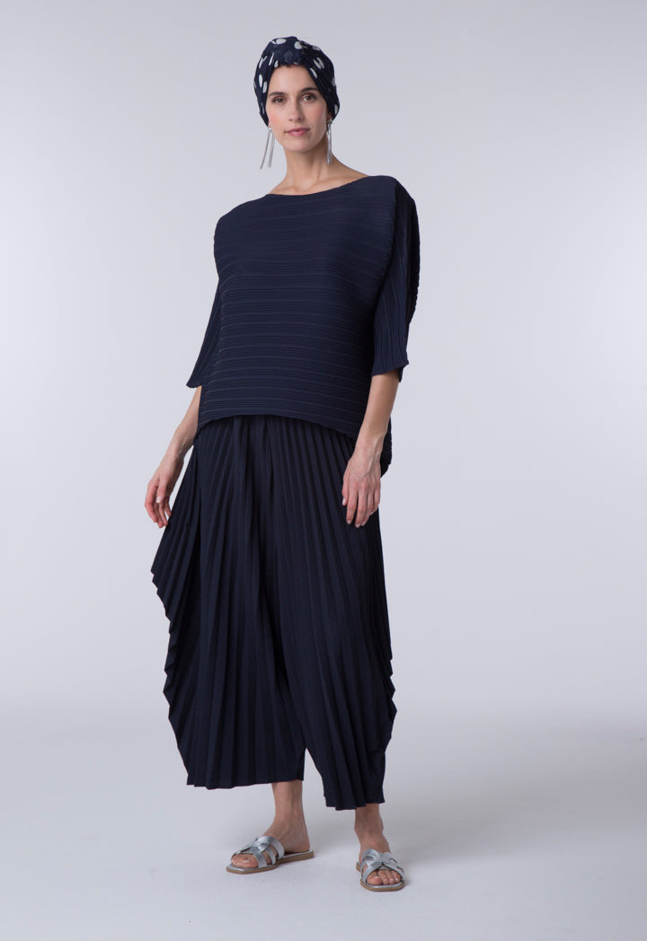 Cropped Pleated Trouser