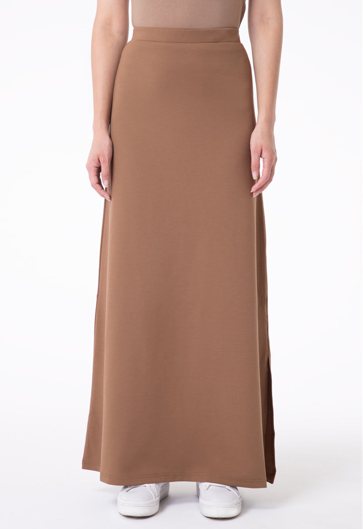 Basic Maxi A-Line Skirt