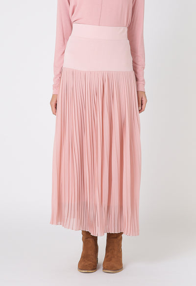 Elasticated Accordion Pleat Skirt