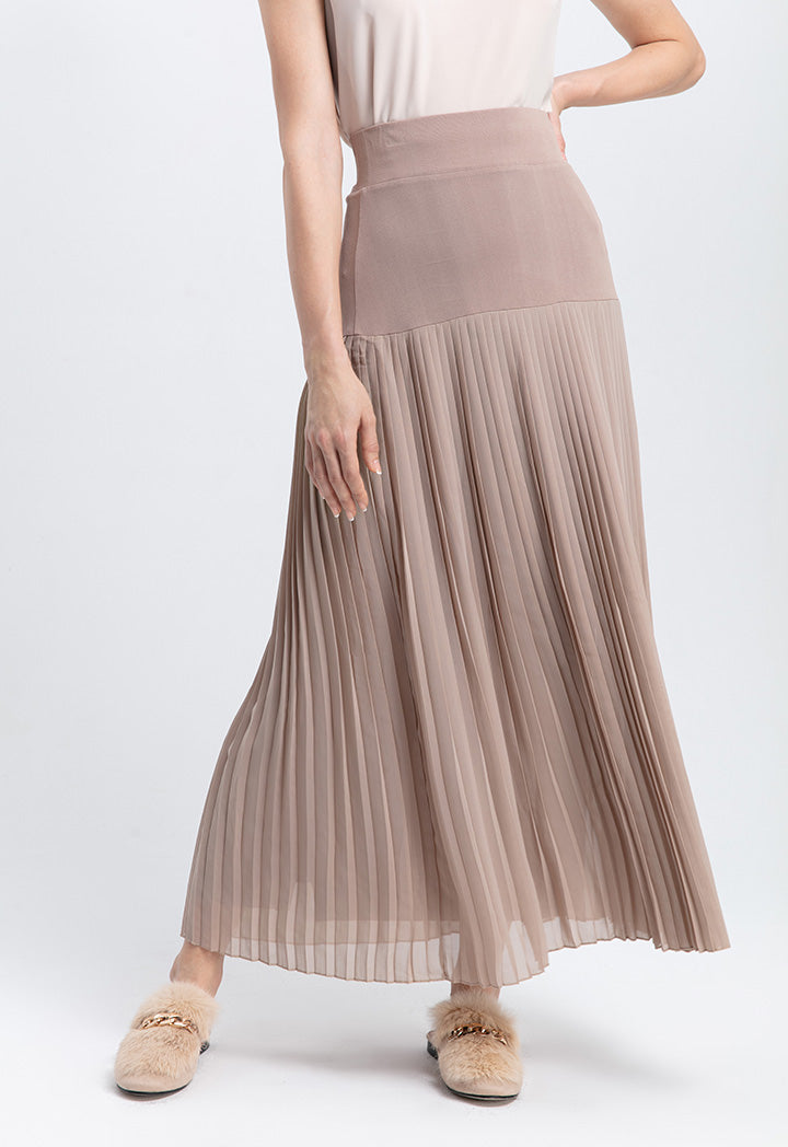 Elasticated Accordion Pleat Skirt