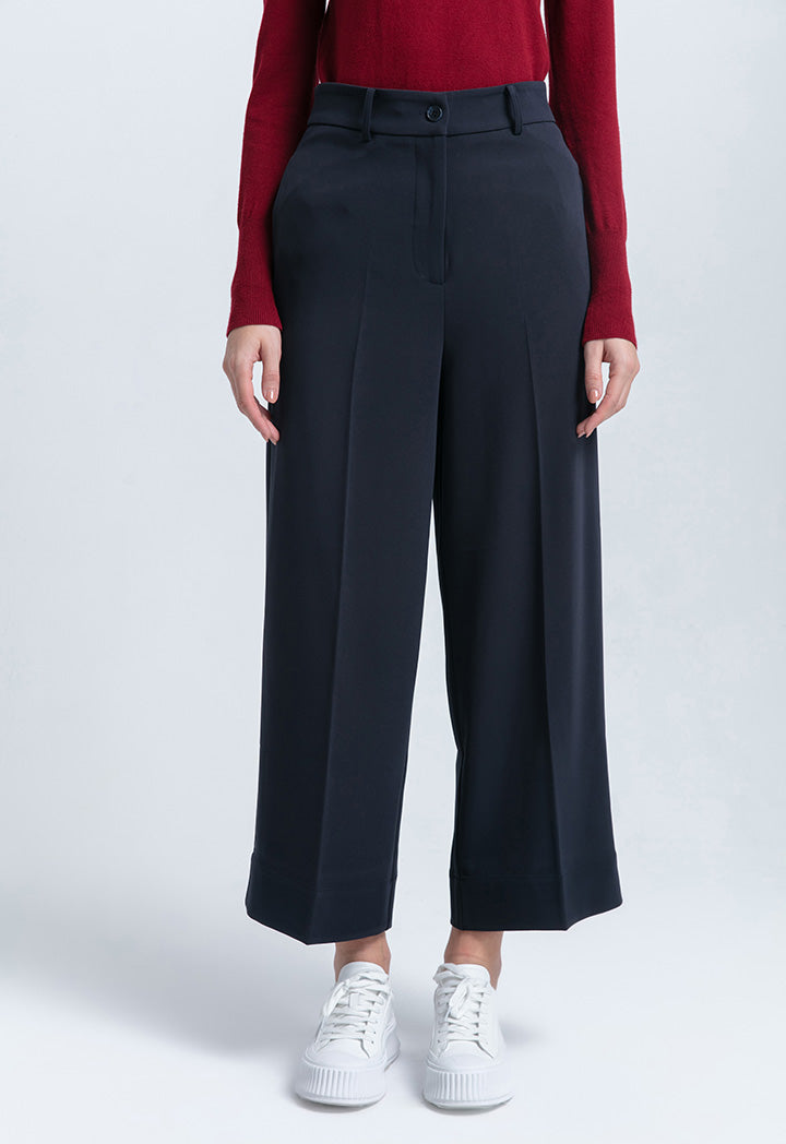 Wide Leg Classic Fit Straight Trouser