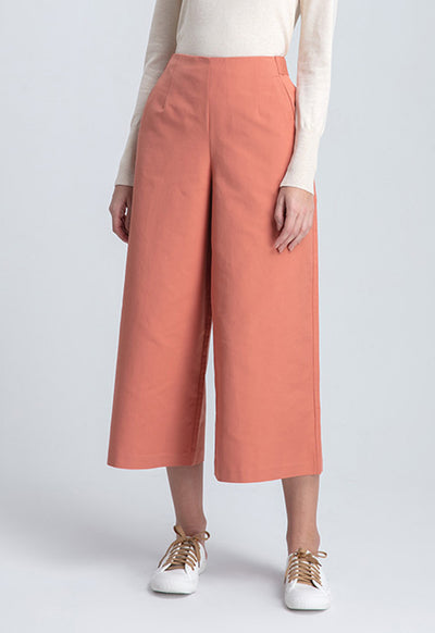 Wide Leg Straight Cut Culottes