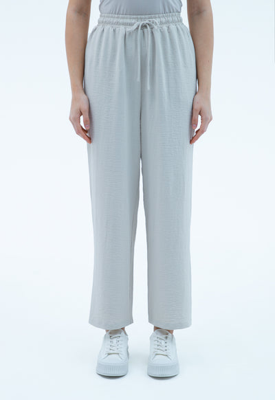 Elacticated Waist Solid Culottes