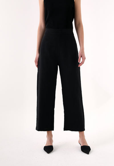 Linen Wide Leg Trouser