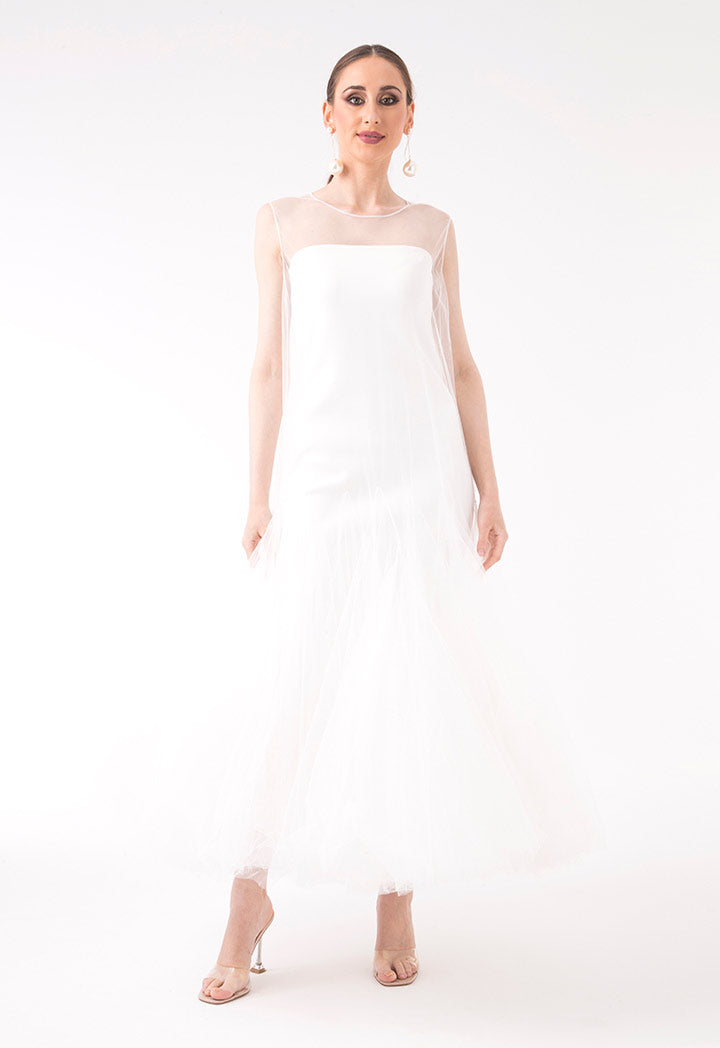 Sleeveless Tulle Dress