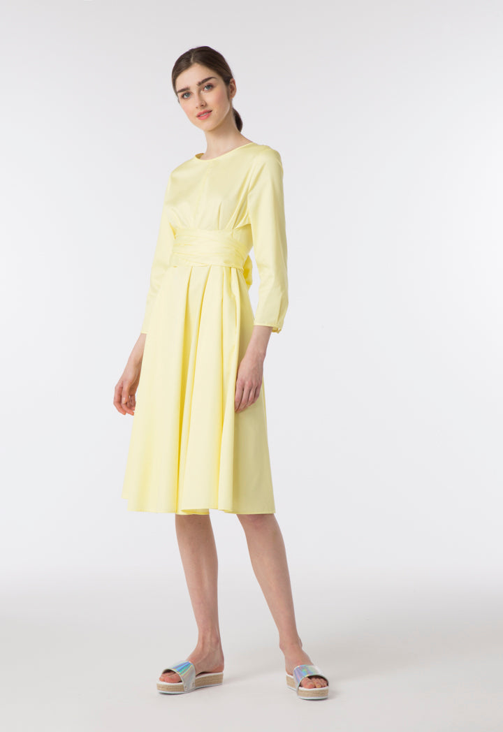 Satin Poplin Dress - Fresqa