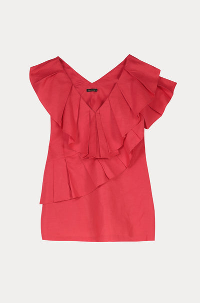 Layered Frill Blouse - Fresqa