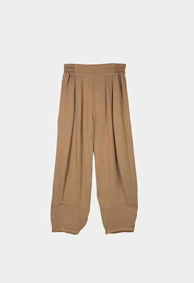 Wide Leg Slanted Hem Trouser