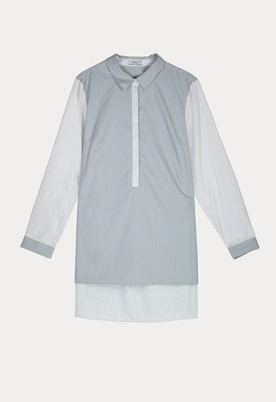 Contrast Placket Shirt - Fresqa