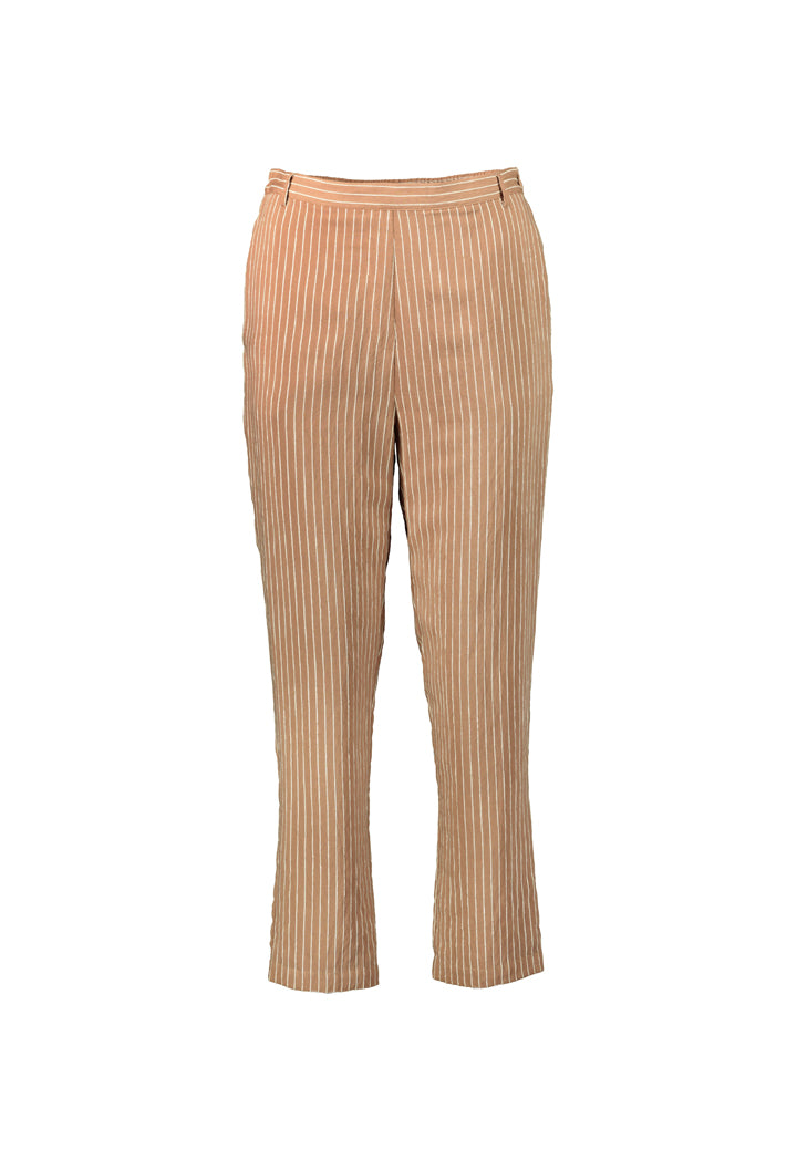 Embroidered Stripe Trouser