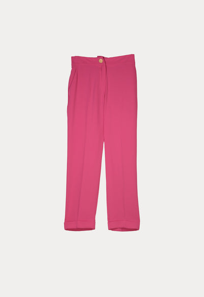 Folded Hem Pencil Fit Trouser