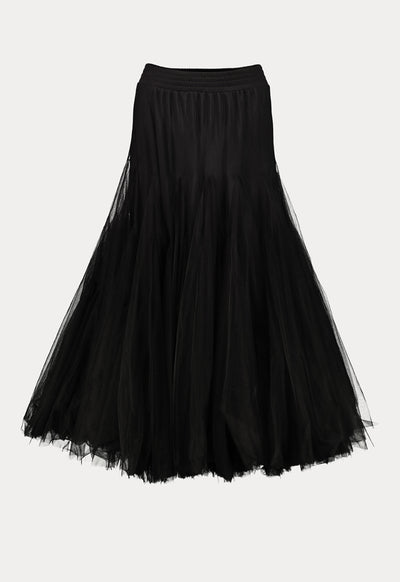 Pleated Tulle Skirt