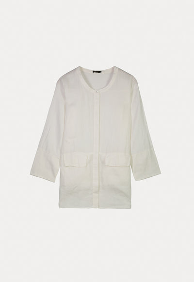 Linen Flap Pocket Shirt