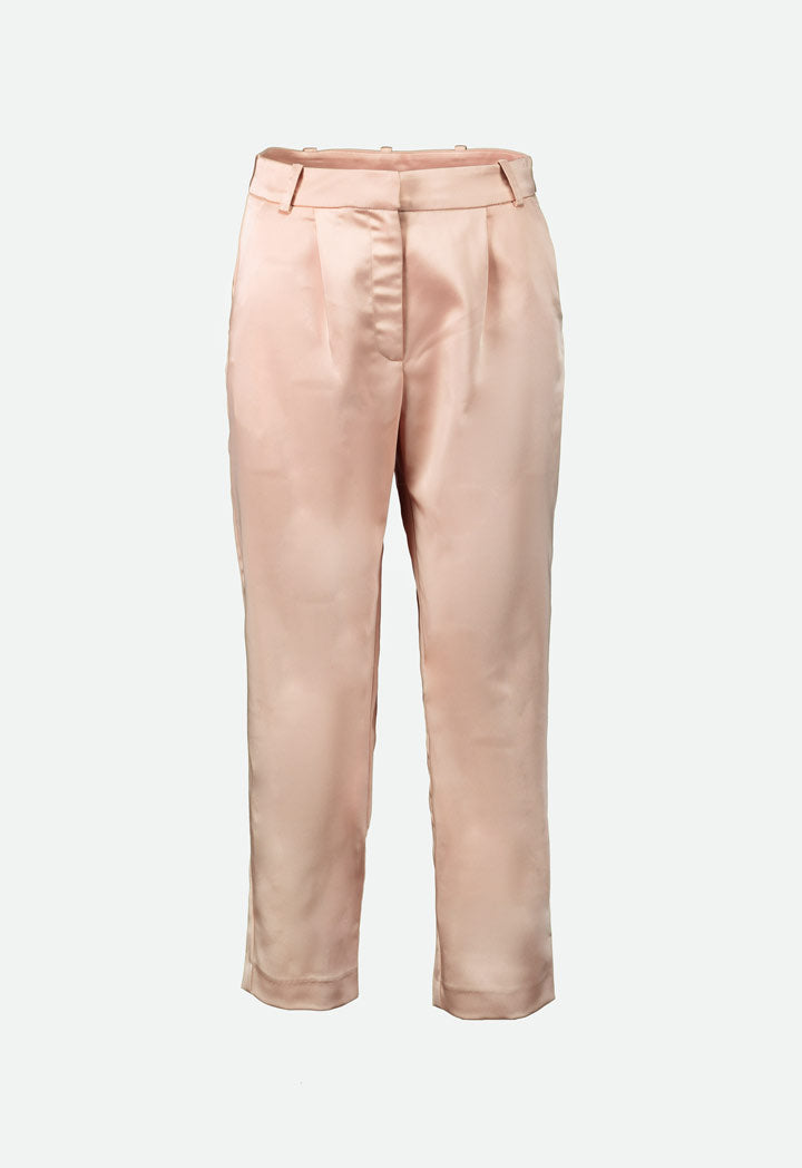 Silk Pegged Trousers