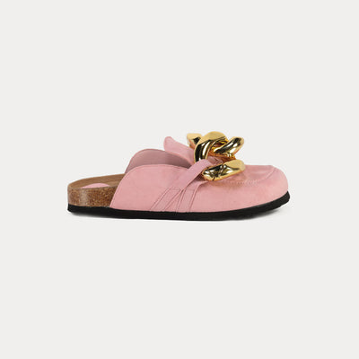 Slip On Mules In Acrylic Strap