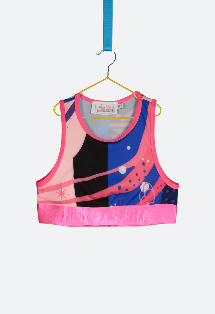 Printed Sporty Crop Top