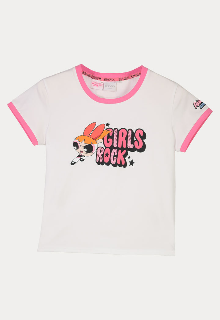 Powerpuff Girls Blossom Digital Embellished T-Shirt