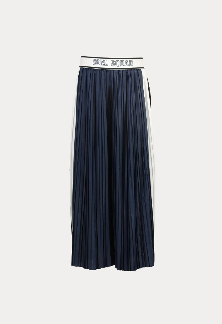 Side Stripe Pleated Culottes