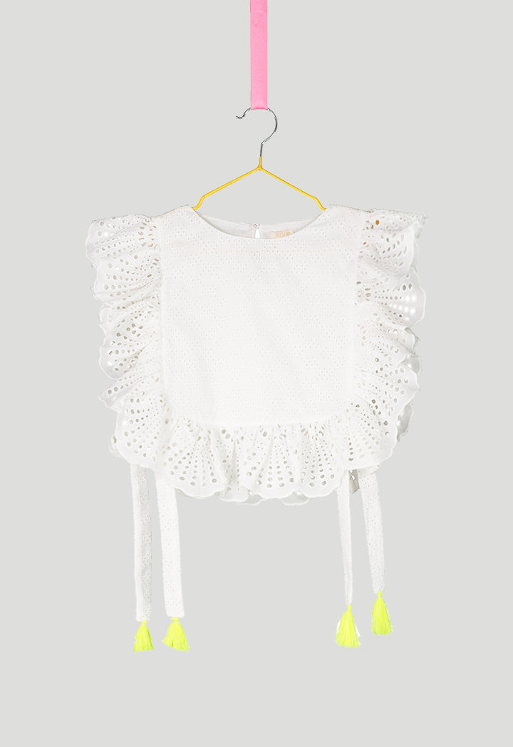 Schiffli Frill Edge Top