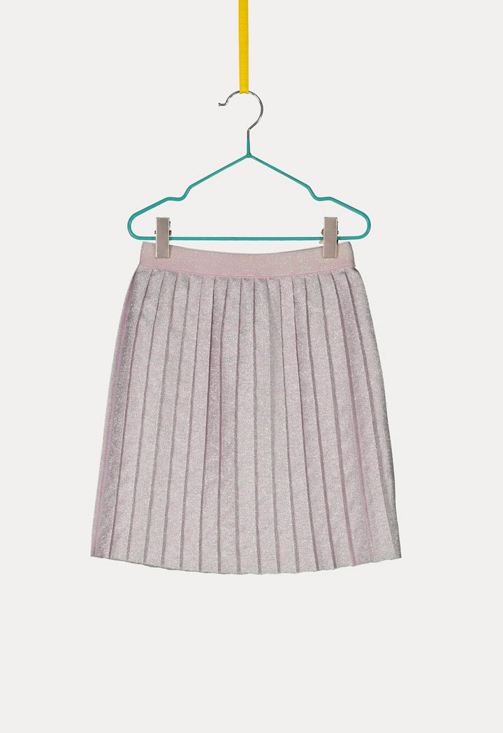 Pleated Midi A-Line Skirt