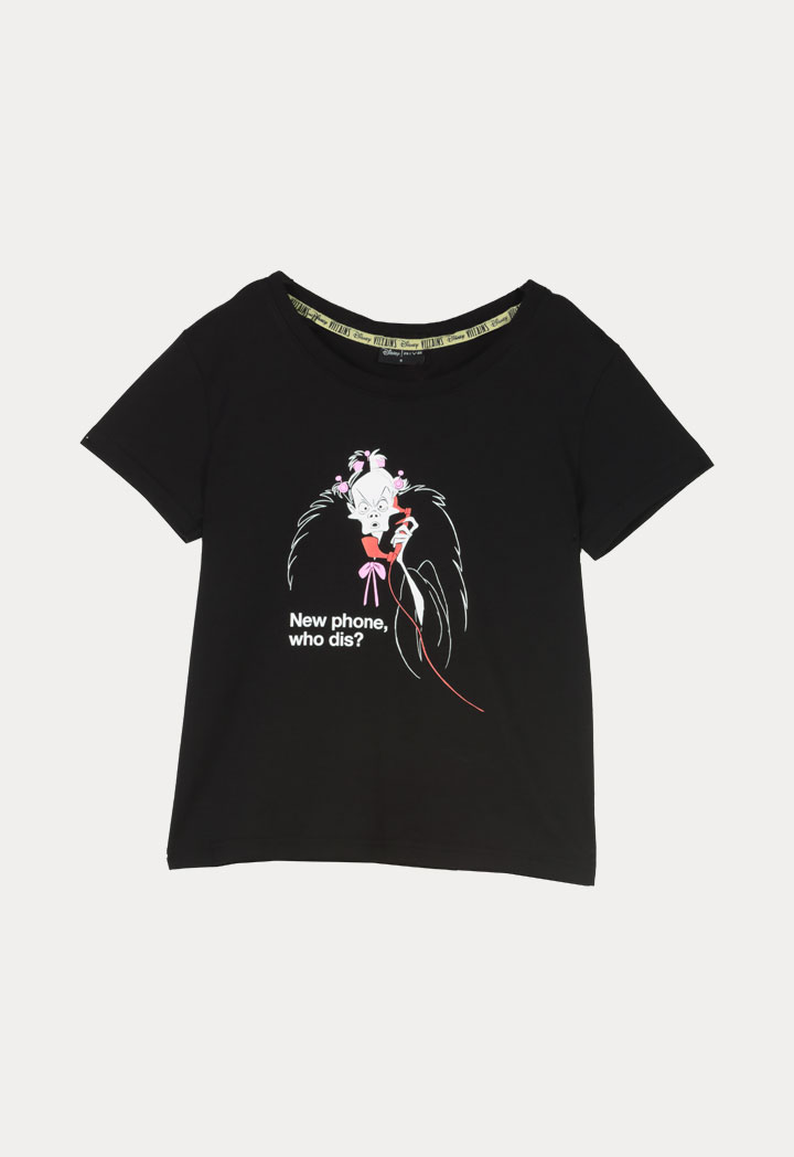 Disney Villains Cruella Rubber Print T-Shirt