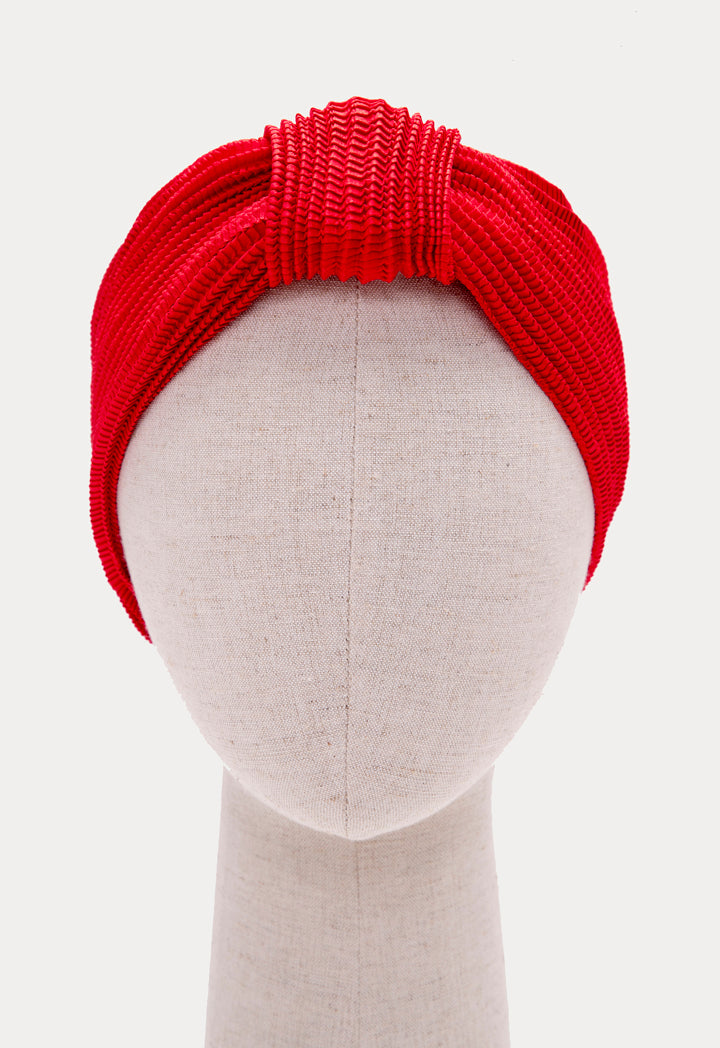 Front Knot Pleated Headband