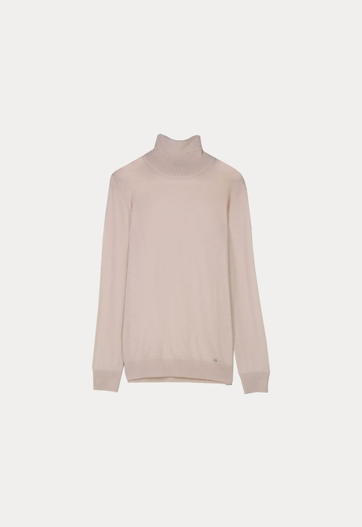 Turtle Neck Single Color Knitwear