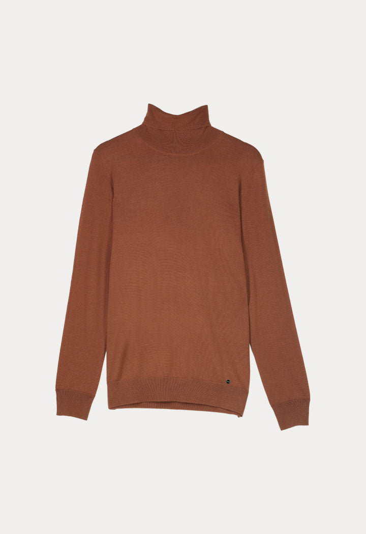 Turtle Neck Single Color Knitwear