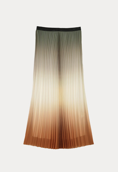 Pleated Ombre Classic Skirt