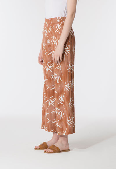 Printed Wide Leg Culottes