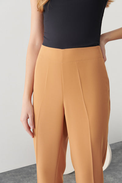 Solid Crepe Pants