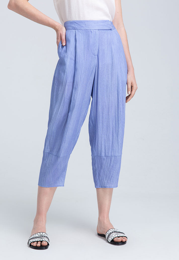 Folkloric Stripes Linen Wide Leg Pants