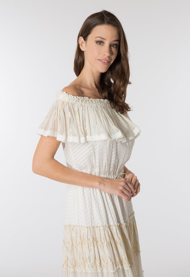 Peasant Off Shoulder Dress