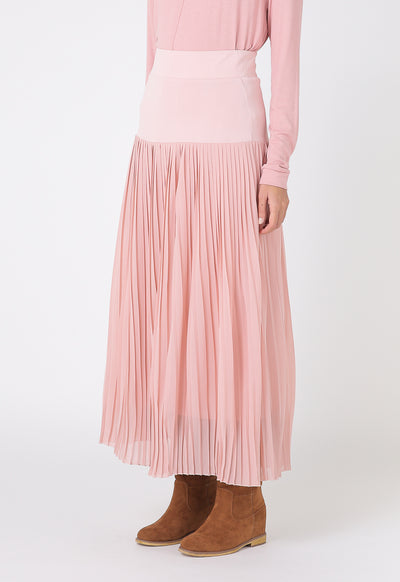 Elasticated Accordion Pleat Skirt