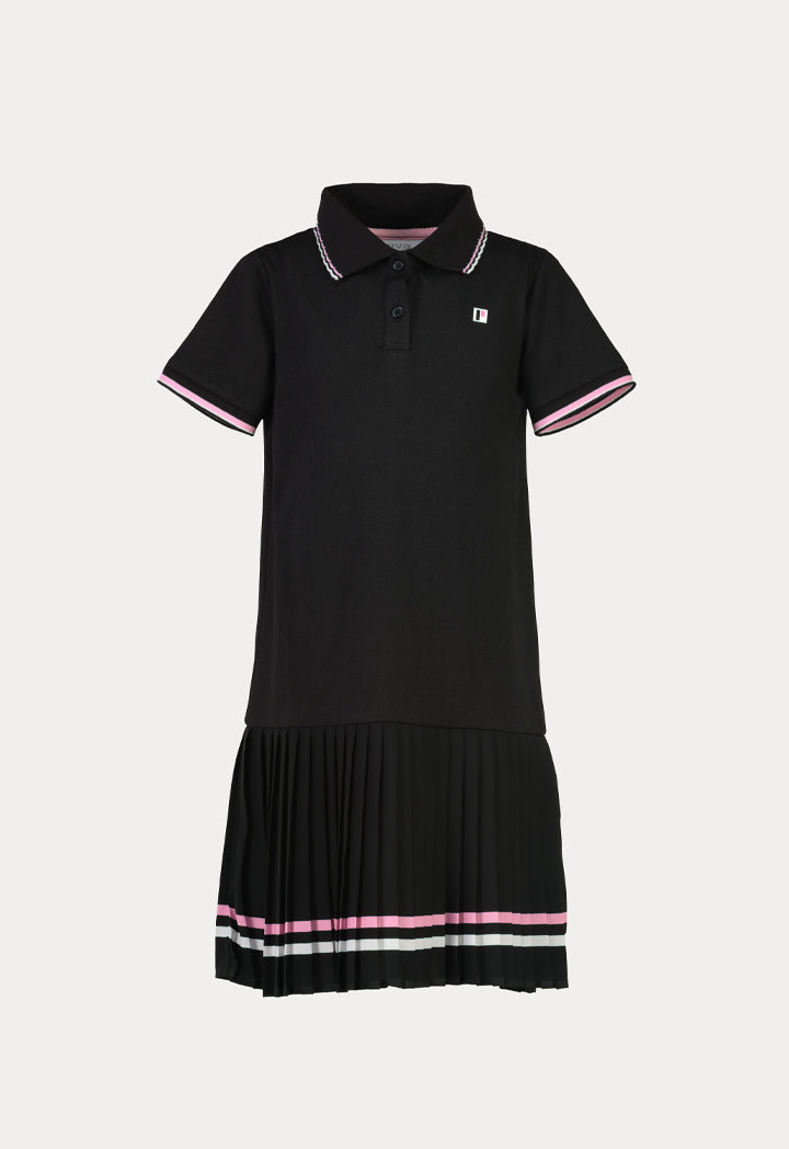 Powerpuff Girls Collared Pleated Hem Dress