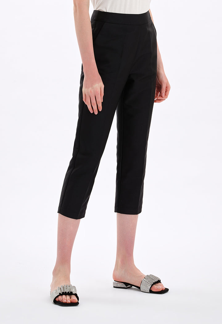 Long Solid Formal Trouser