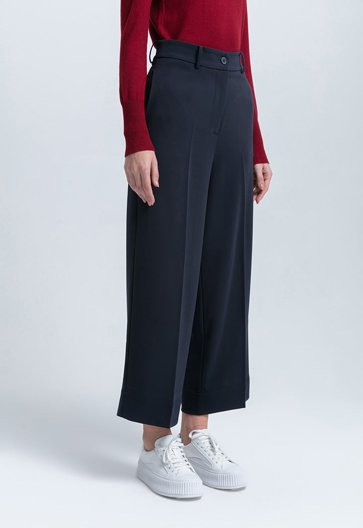 Wide Leg Classic Fit Straight Trouser