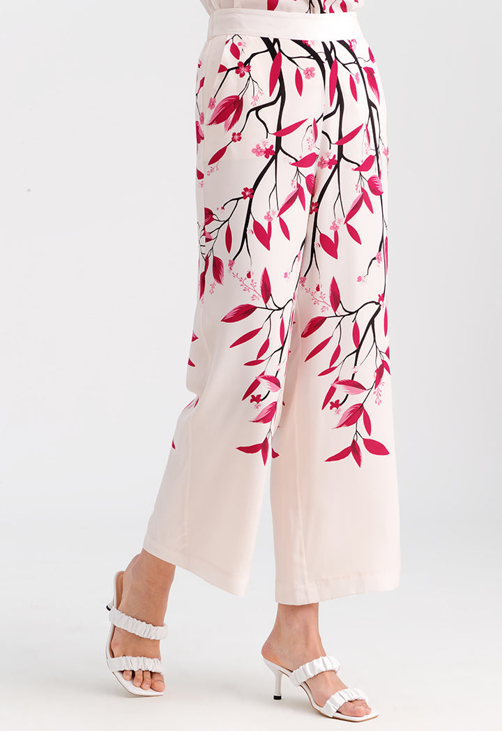 Printed Wide Leg Culottes