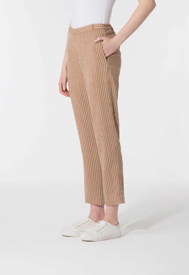 Embroidered Stripe Trouser