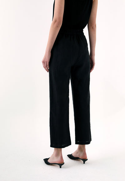 Linen Wide Leg Trouser