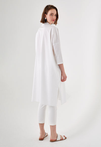 Oversized Cotton Shirt Dress